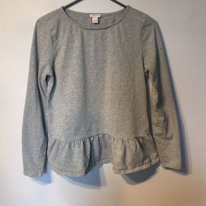 Long Sleeve Babydoll J.Crew Top